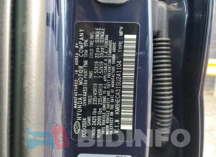 KM8HECA31SU241104 Photo# 13