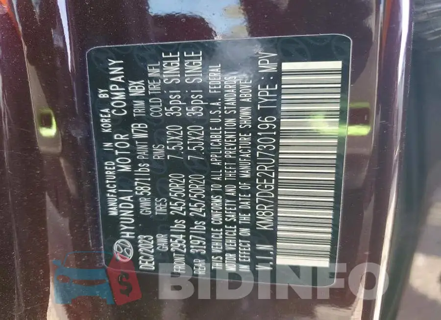 KM8R7DGE2RU730196 Photo# 13