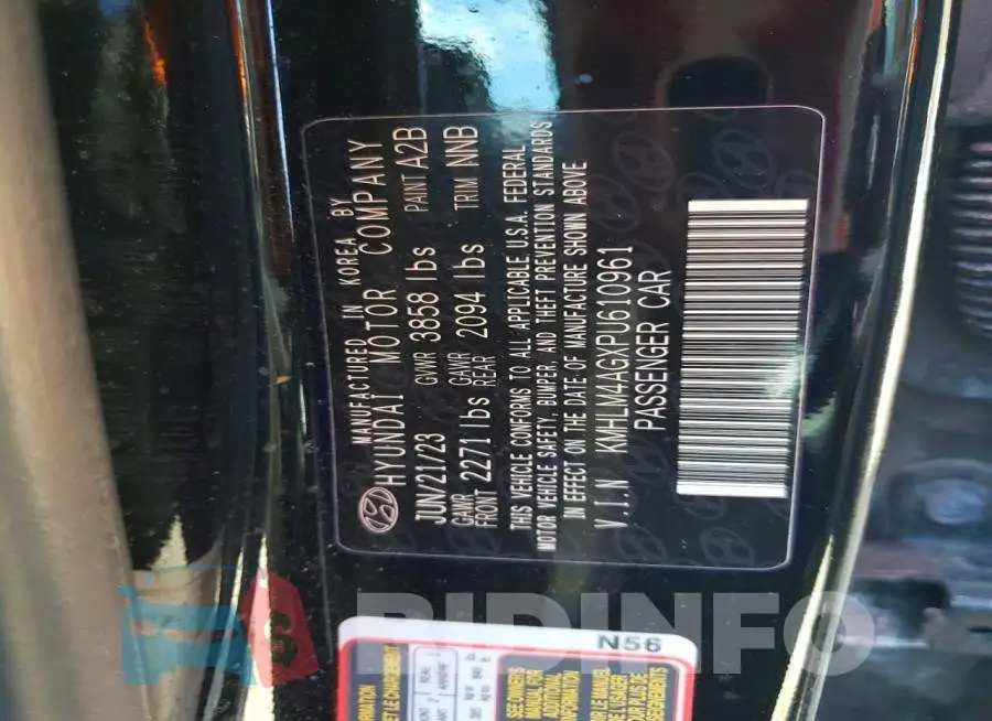 KMHLM4AGXPU610961 Photo# 12