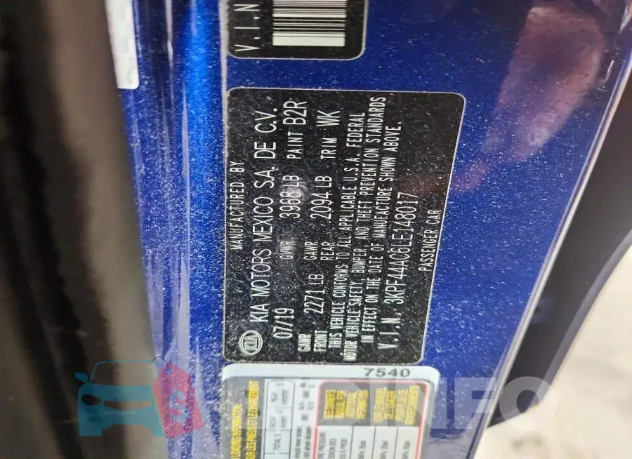 3KPF44AC6LE148017 Photo# 13