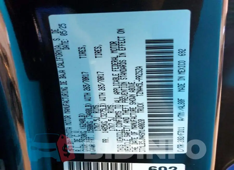 3TMLB5JN4SM140020 Photo# 12