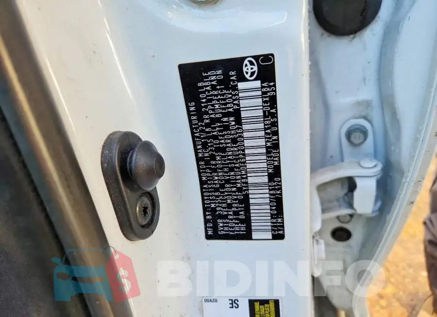 5YFB4MDE6PP000367 Photo# 12