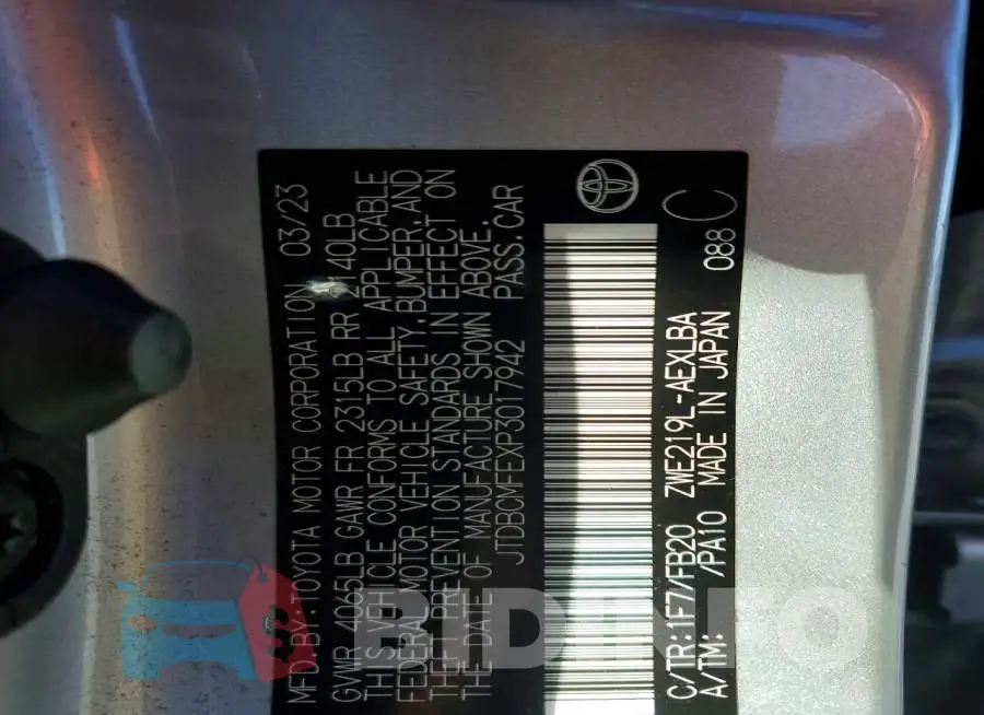 JTDBCMFEXP3017942 Photo# 12