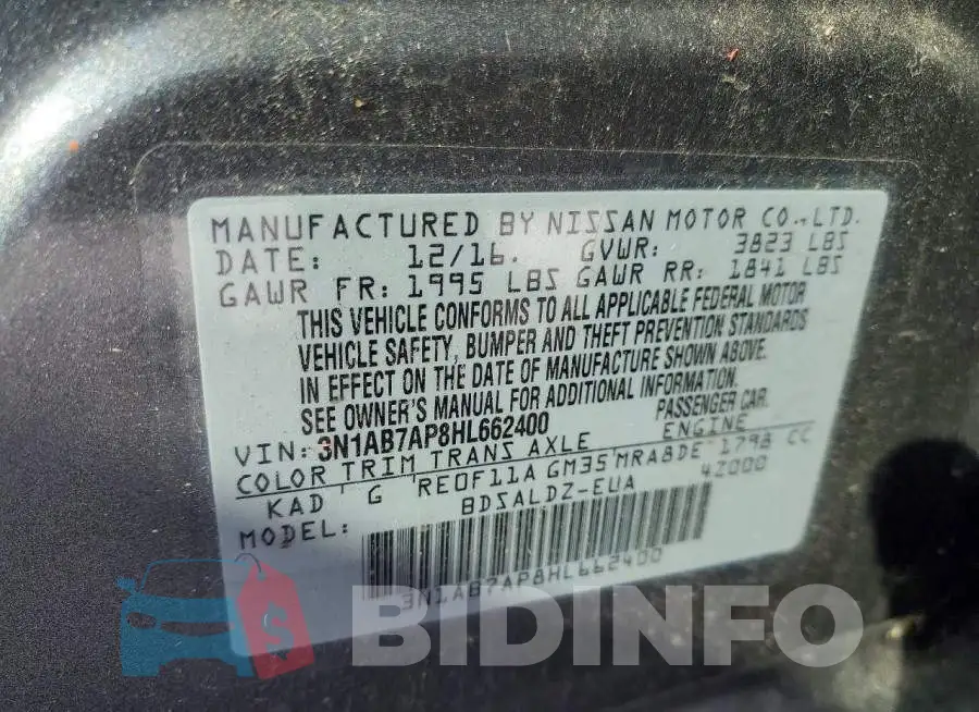 3N1AB7AP8HL662400 Photo# 12