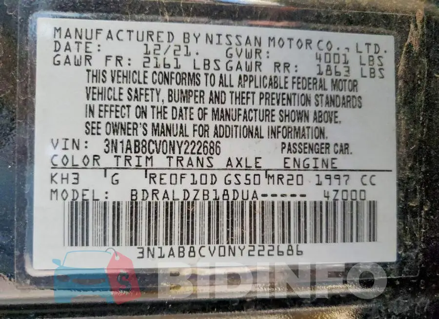 3N1AB8CV0NY222686 Photo# 12