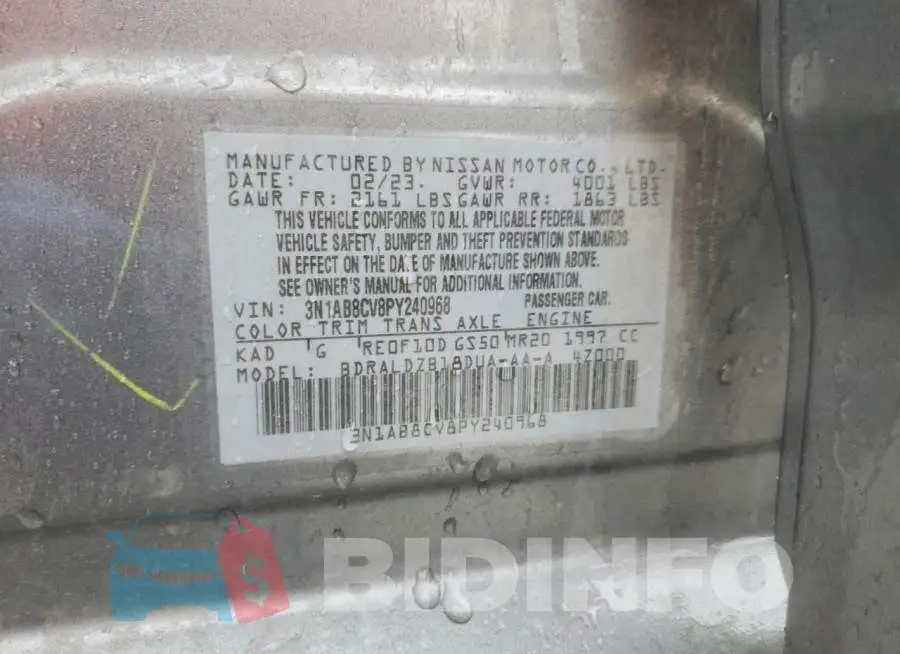 3N1AB8CV8PY240968 Photo# 13