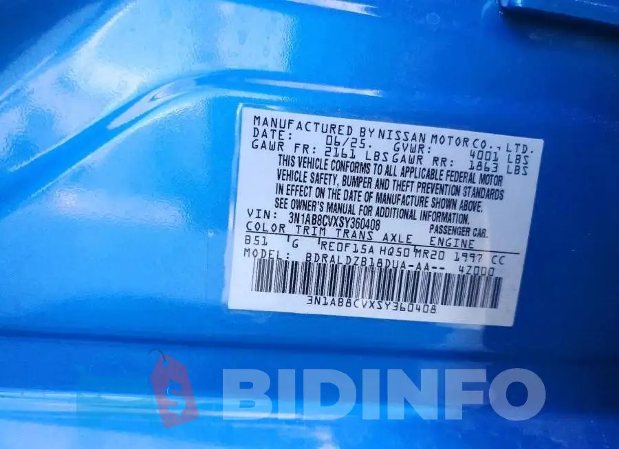 3N1AB8CVXSY360408 Photo# 12