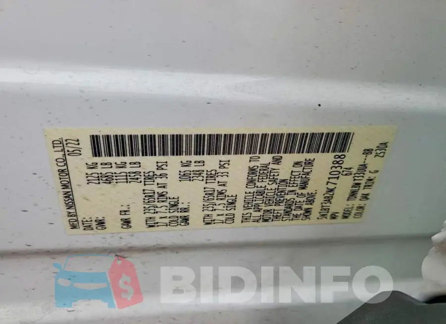 5N1BT3AB2NC710388 Photo# 12
