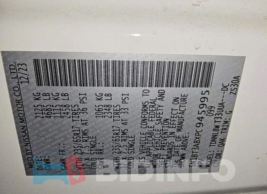 5N1BT3ABXPC945995 Photo# 13