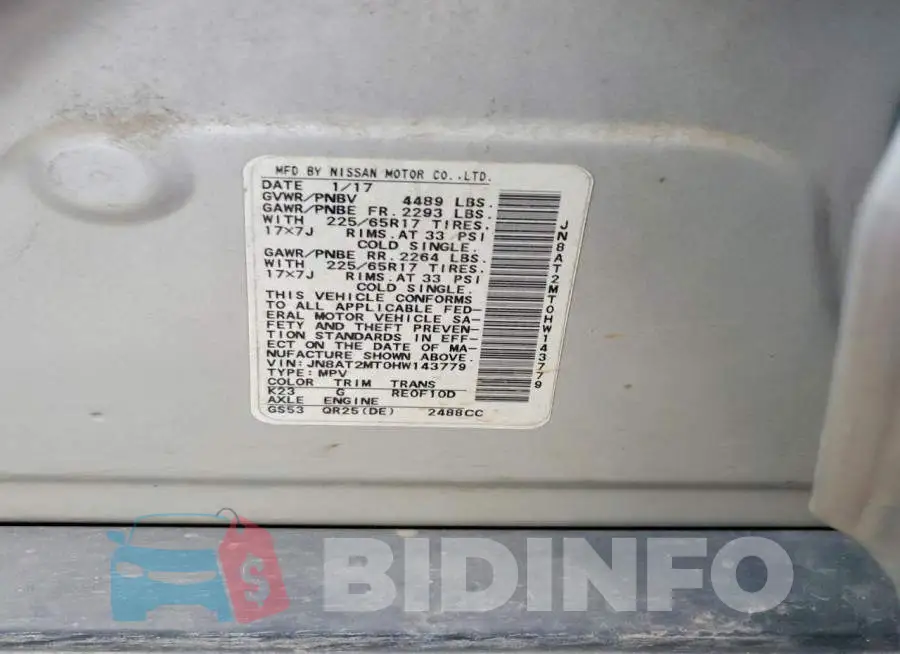 JN8AT2MT0HW143779 Photo# 13