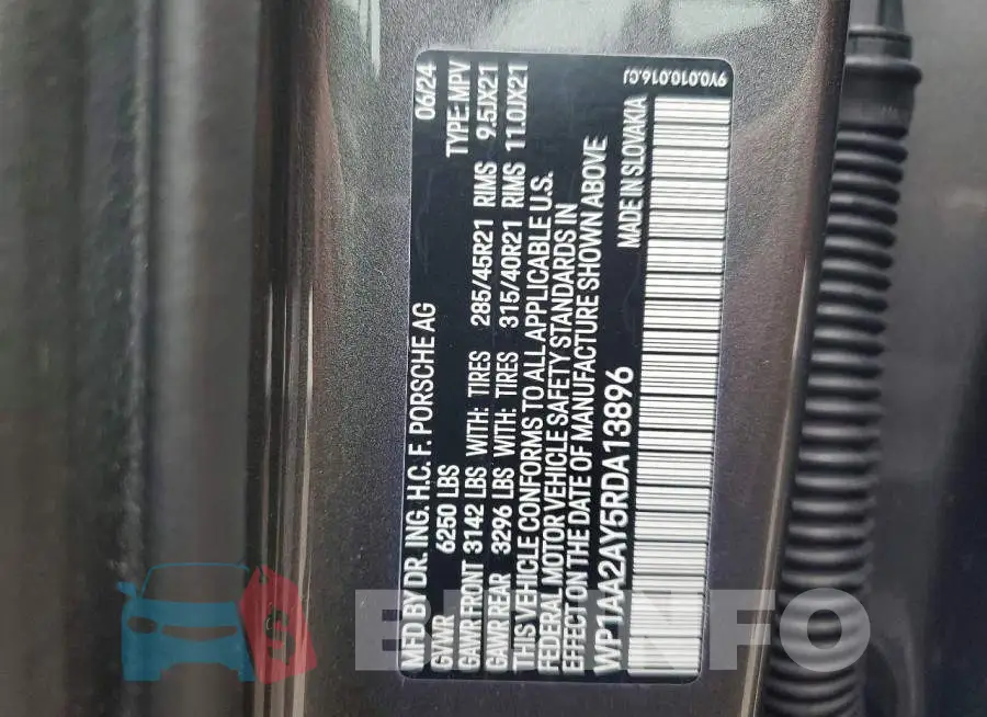 WP1AA2AY5RDA13896 Photo# 13