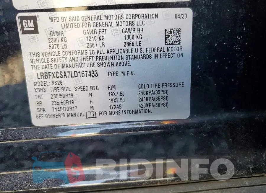 LRBFXCSA7LD167433 Photo# 12