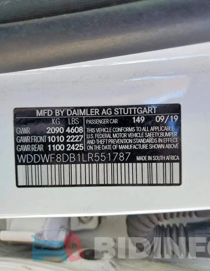 WDDWF8DB1LR551787 Photo# 12