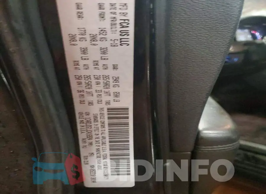 1C4RDJDG1JC416924 Photo# 14