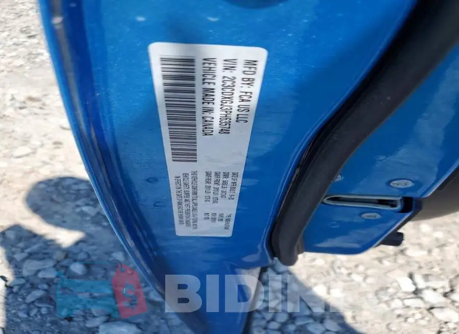 2C3CDXGJ3PH635748 Photo# 12