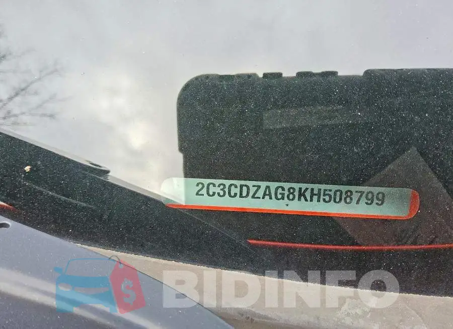 2C3CDZAG8KH508799 Photo# 12