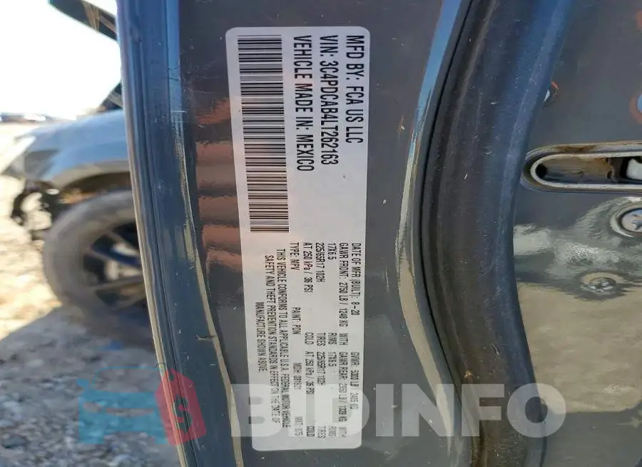 3C4PDCAB4LT262163 Photo# 14