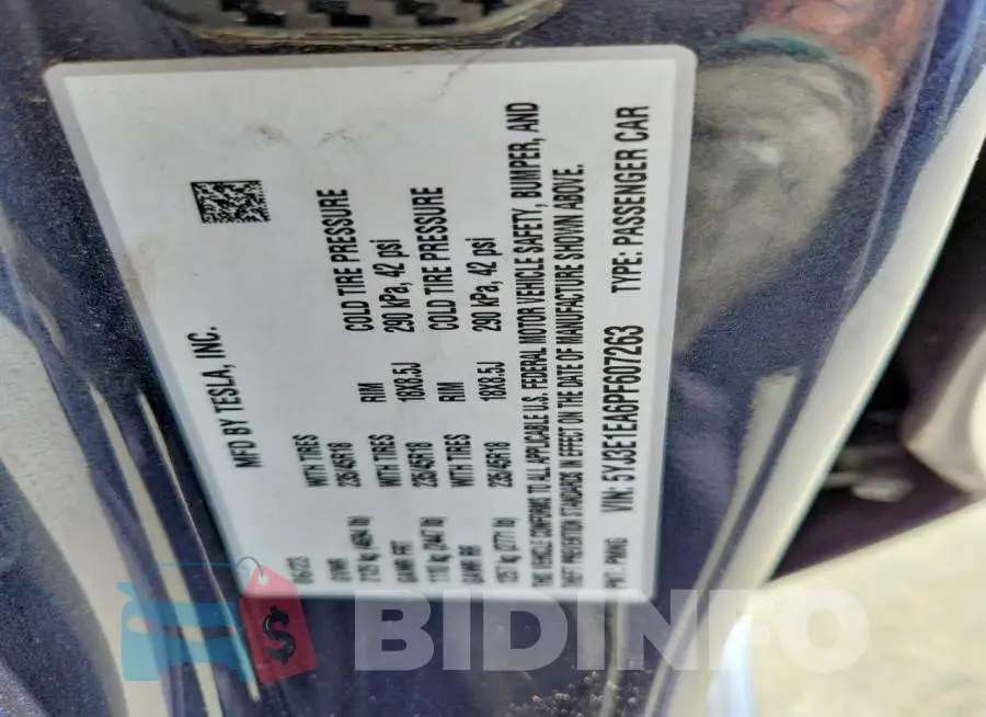 5YJ3E1EA6PF607263 Photo# 13