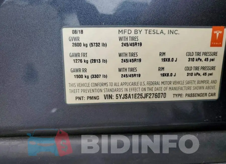 5YJSA1E25JF276070 Photo# 13