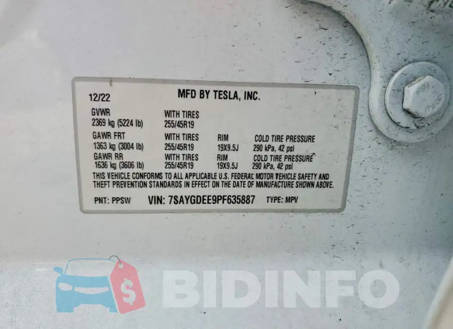 7SAYGDEE9PF635887 Photo# 14