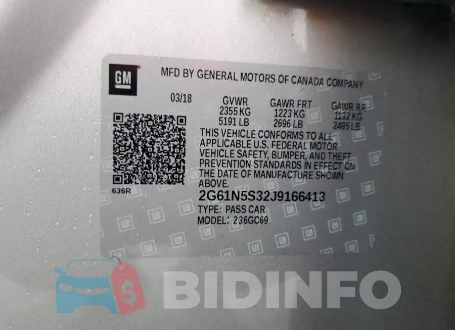 2G61N5S32J9166413 Photo# 12