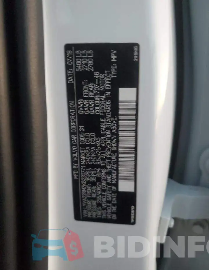 LYVA22RM7KB230771 Photo# 13