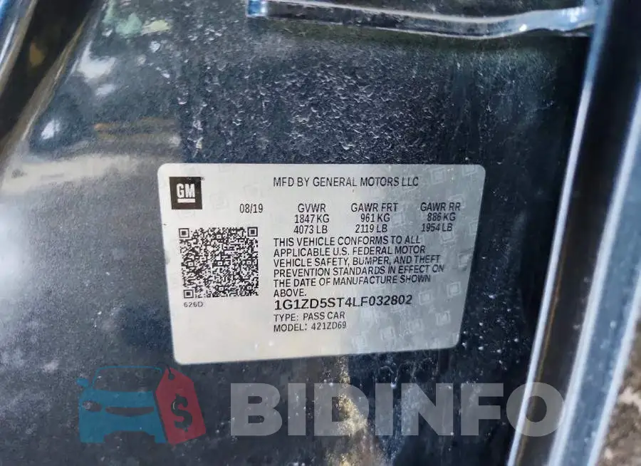 1G1ZD5ST4LF032802 Photo# 12