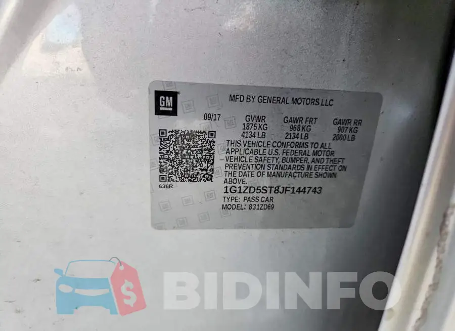 1G1ZD5ST8JF144743 Photo# 12