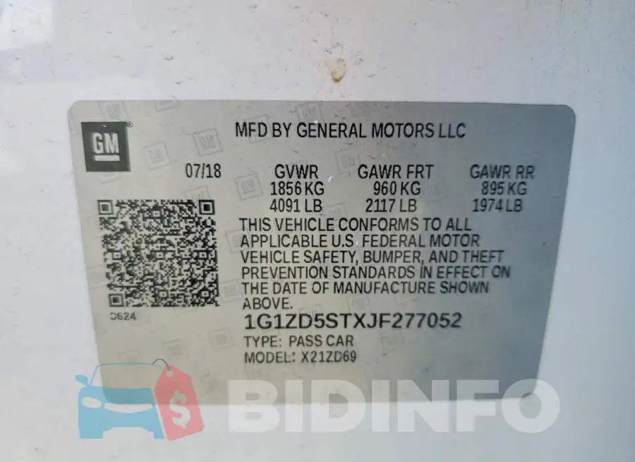 1G1ZD5STXJF277052 Photo# 12