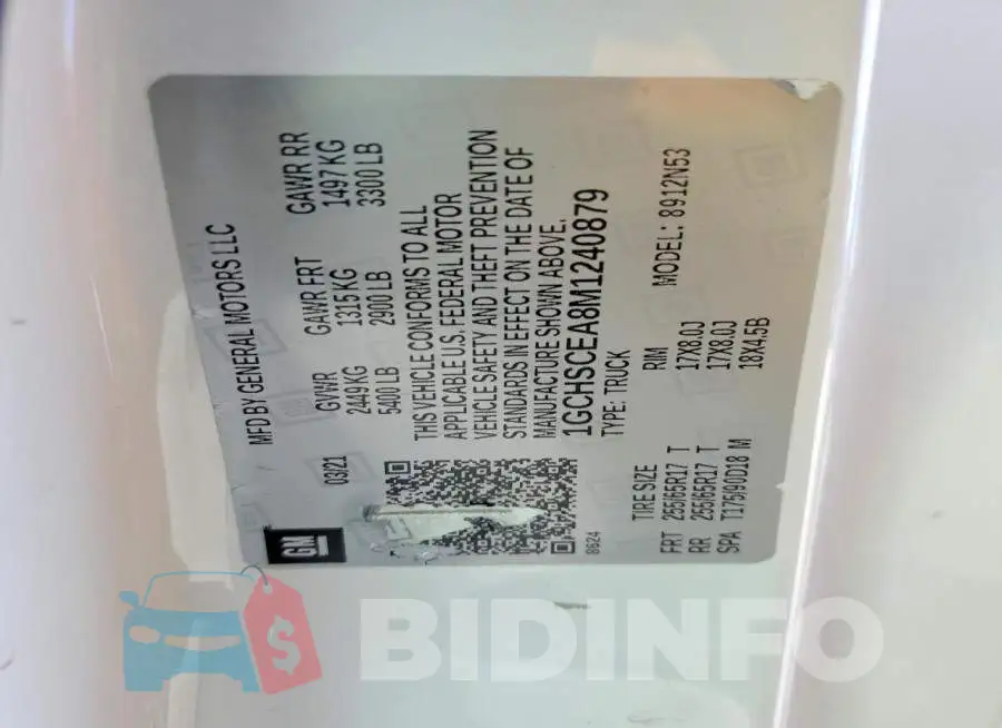 1GCHSCEA8M1240879 Photo# 12