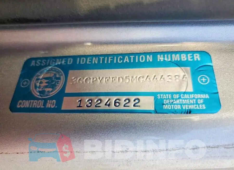 3GCPYFED5MG444384 Photo# 12
