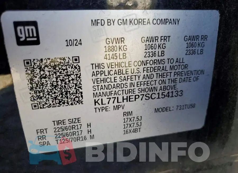 KL77LHEP7SC154133 Photo# 14