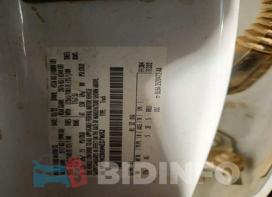 1FT7W2B69NED79052 Photo# 12