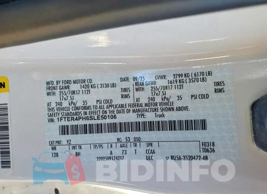 1FTER4PH6SLE50106 Photo# 12
