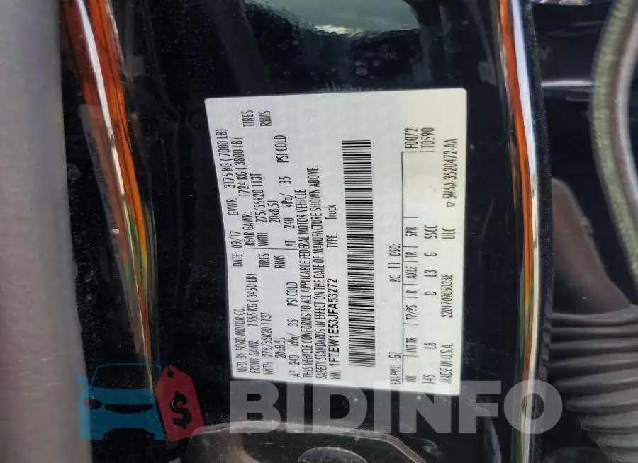 1FTEW1E53JFA53272 Photo# 12
