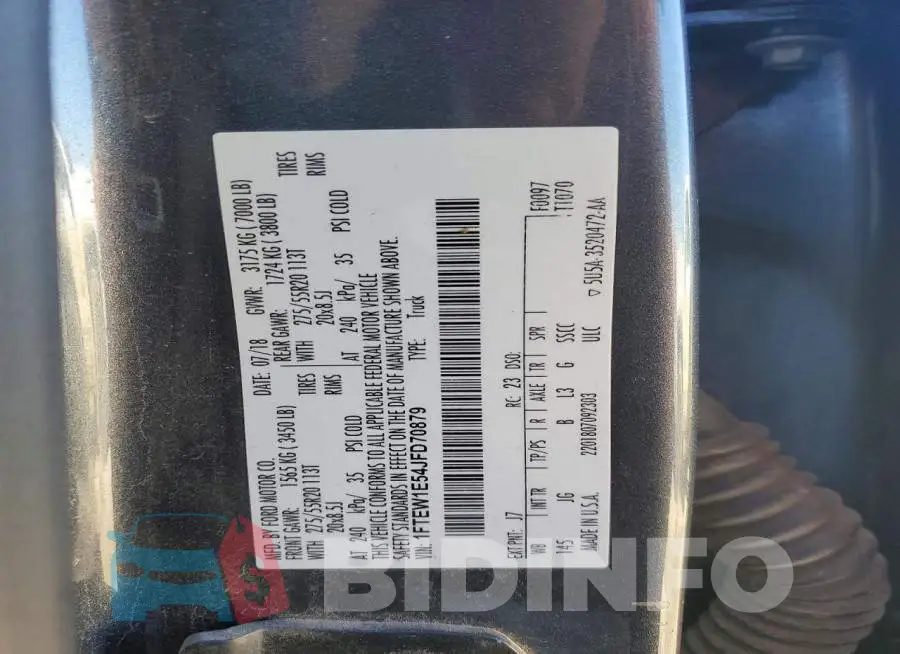 1FTEW1E54JFD70879 Photo# 12