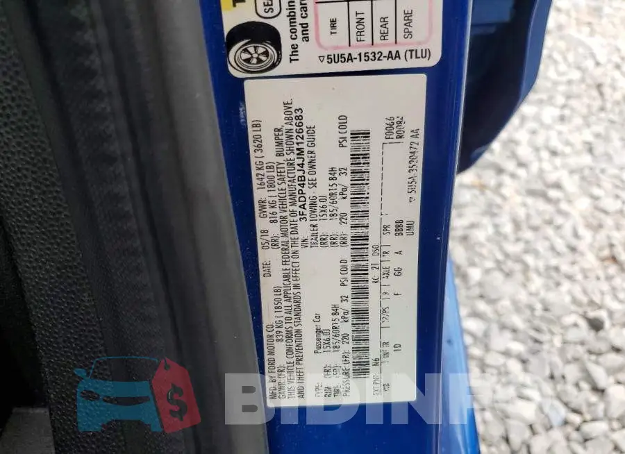 3FADP4BJ4JM126683 Photo# 12