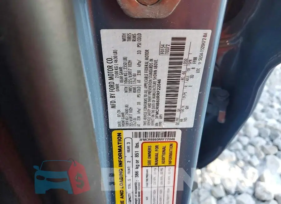 3FMCR9B60RRF22046 Photo# 13