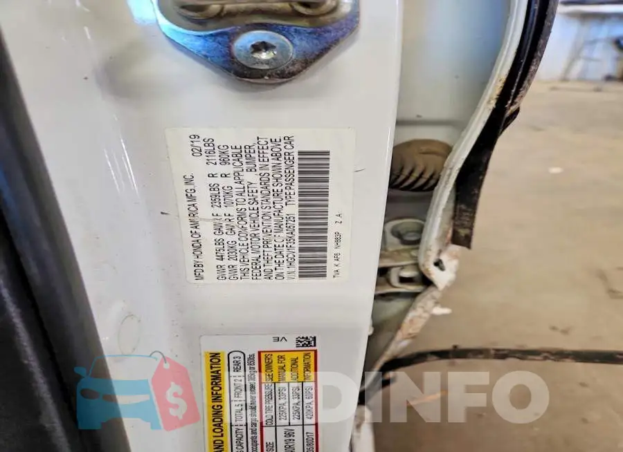 1HGCV1F35KA057251 Photo# 12