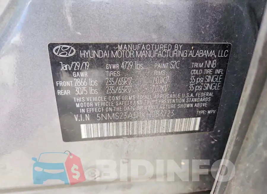 5NMS23AD1KH083723 Photo# 14