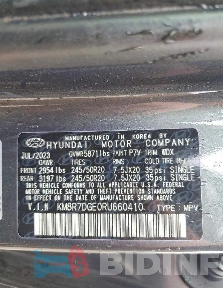 KM8R7DGE0RU660410 Photo# 14