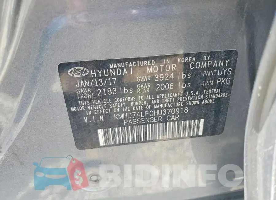 KMHD74LF0HU370918 Photo# 12
