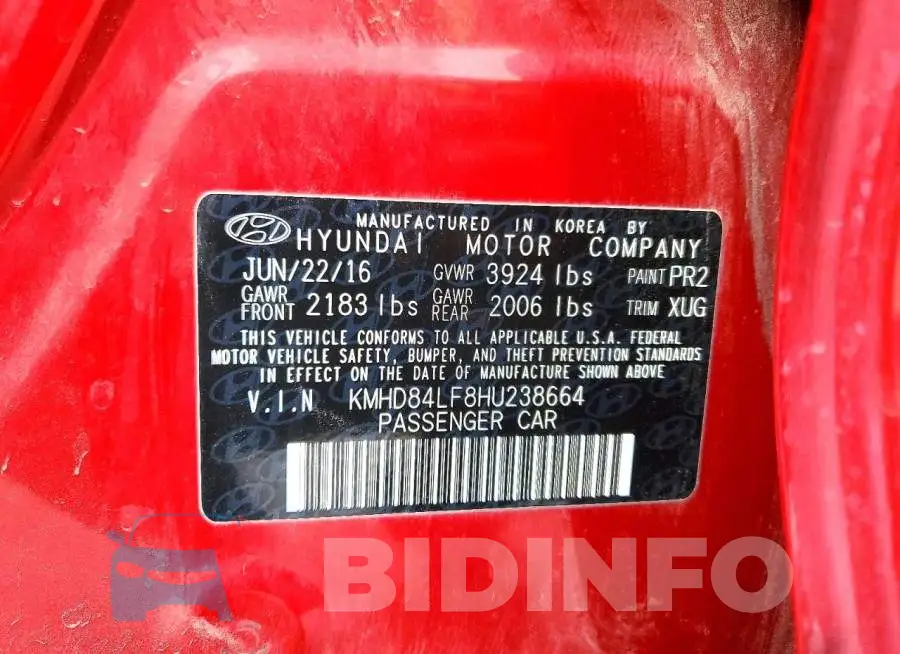 KMHD84LF8HU238664 Photo# 13