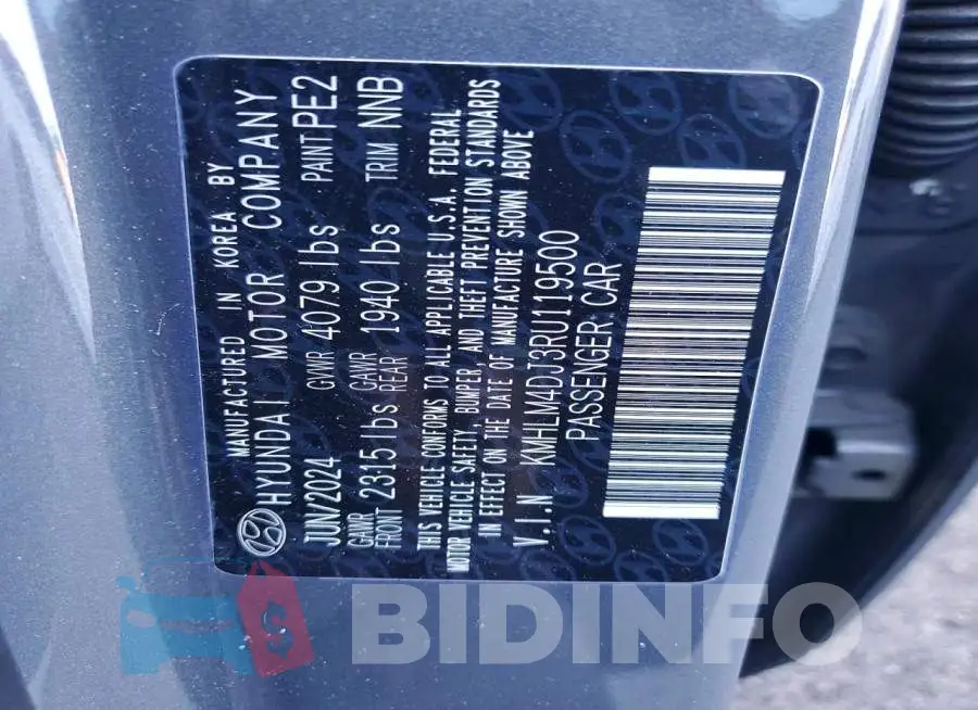 KMHLM4DJ3RU119500 Photo# 13