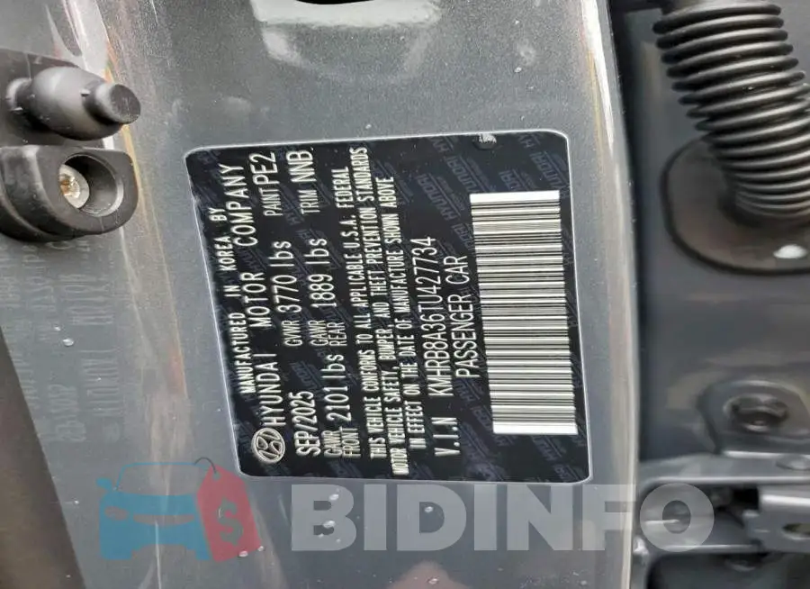 KMHRB8A36TU427734 Photo# 12