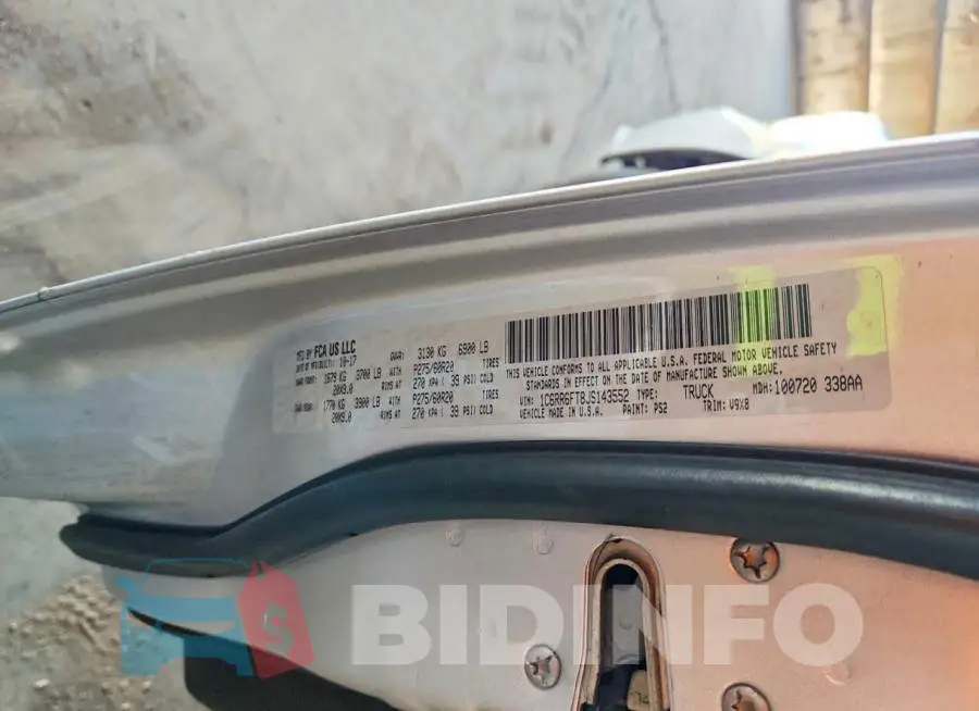 1C6RR6FT8JS143552 Photo# 12