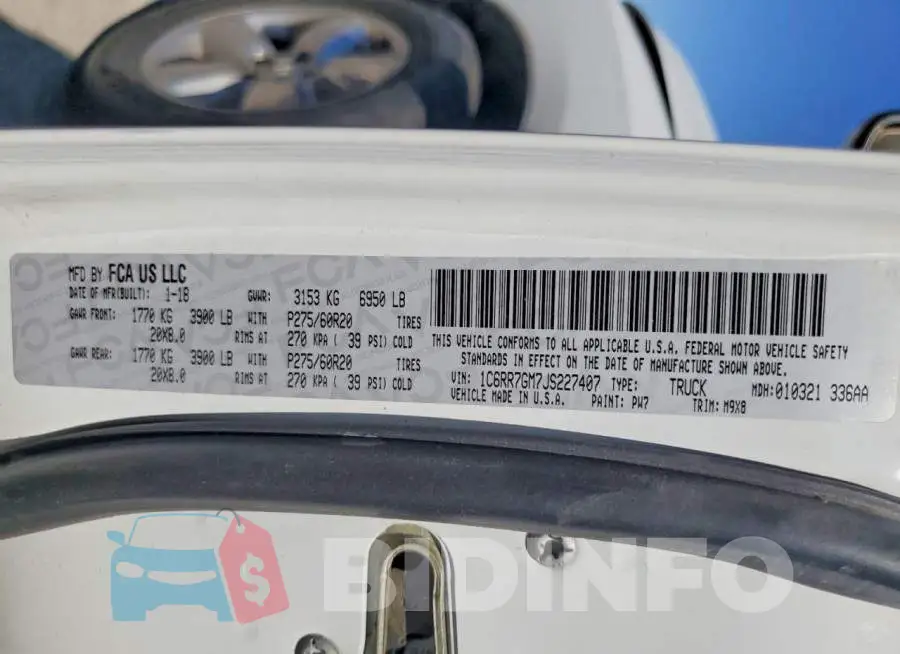 1C6RR7GM7JS227407 Photo# 12