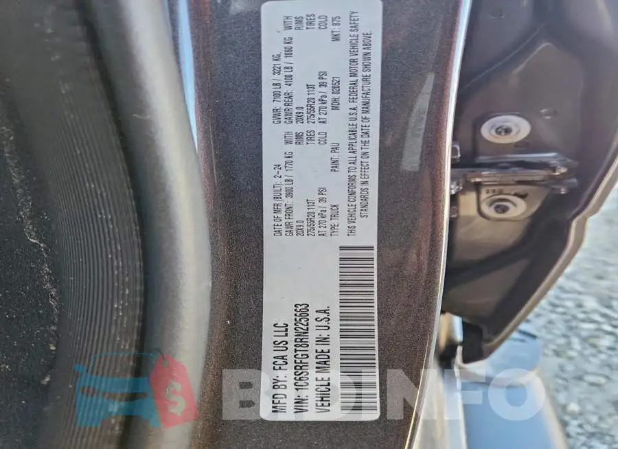 1C6SRFGT8RN225663 Photo# 13