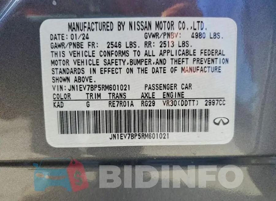 JN1EV7BP5RM601021 Photo# 12