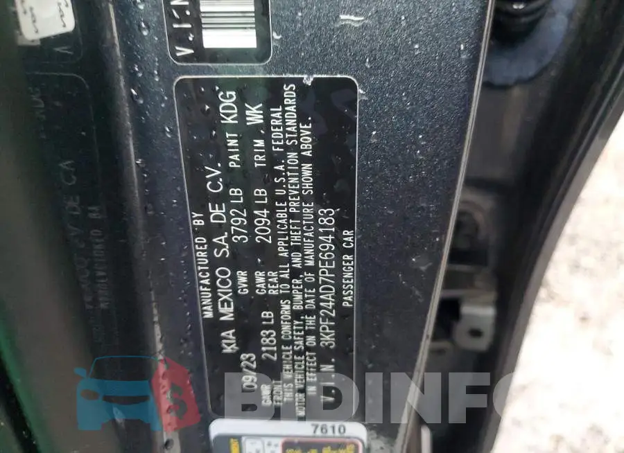 3KPF24AD7PE694183 Photo# 12